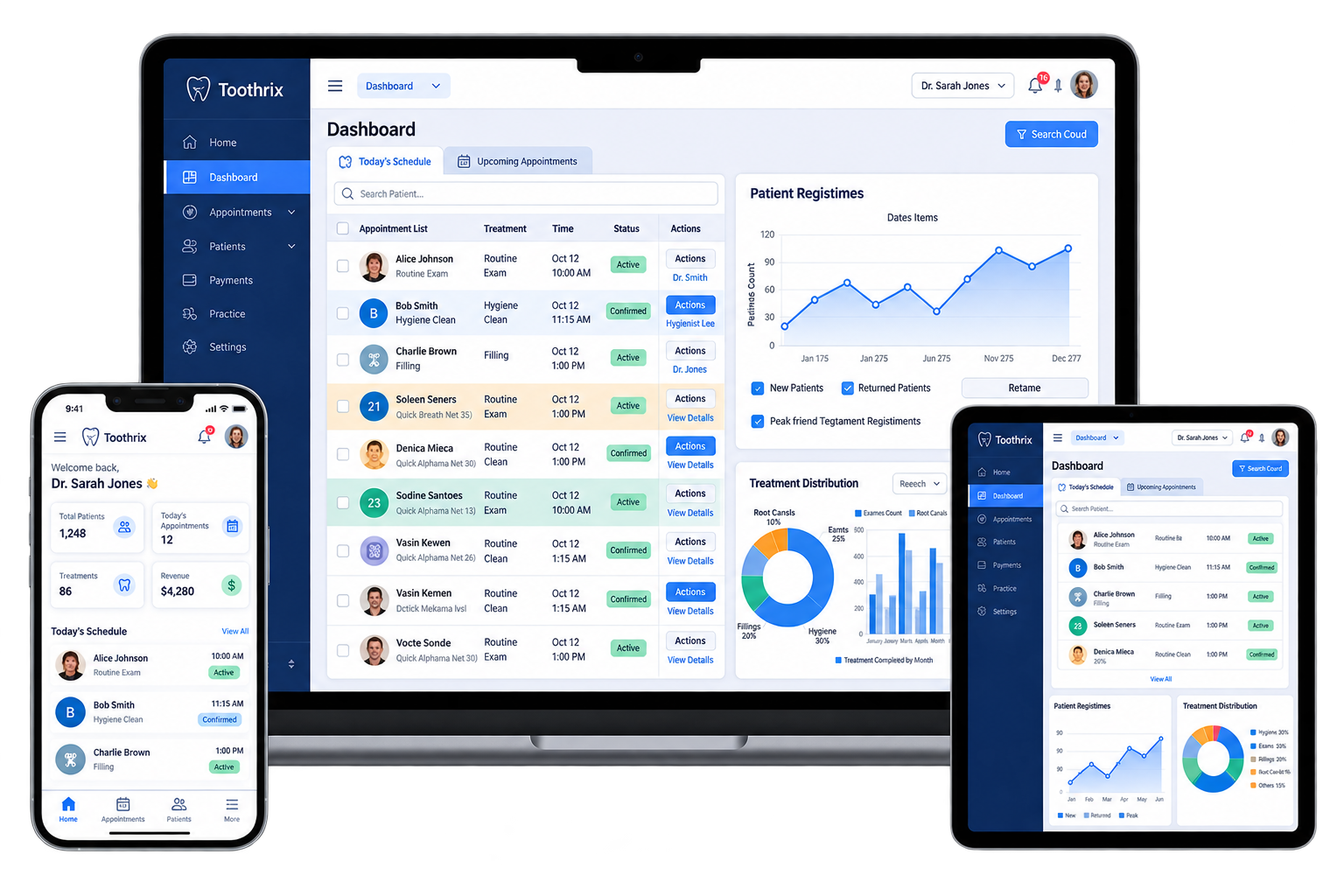 Toothrix App Interface