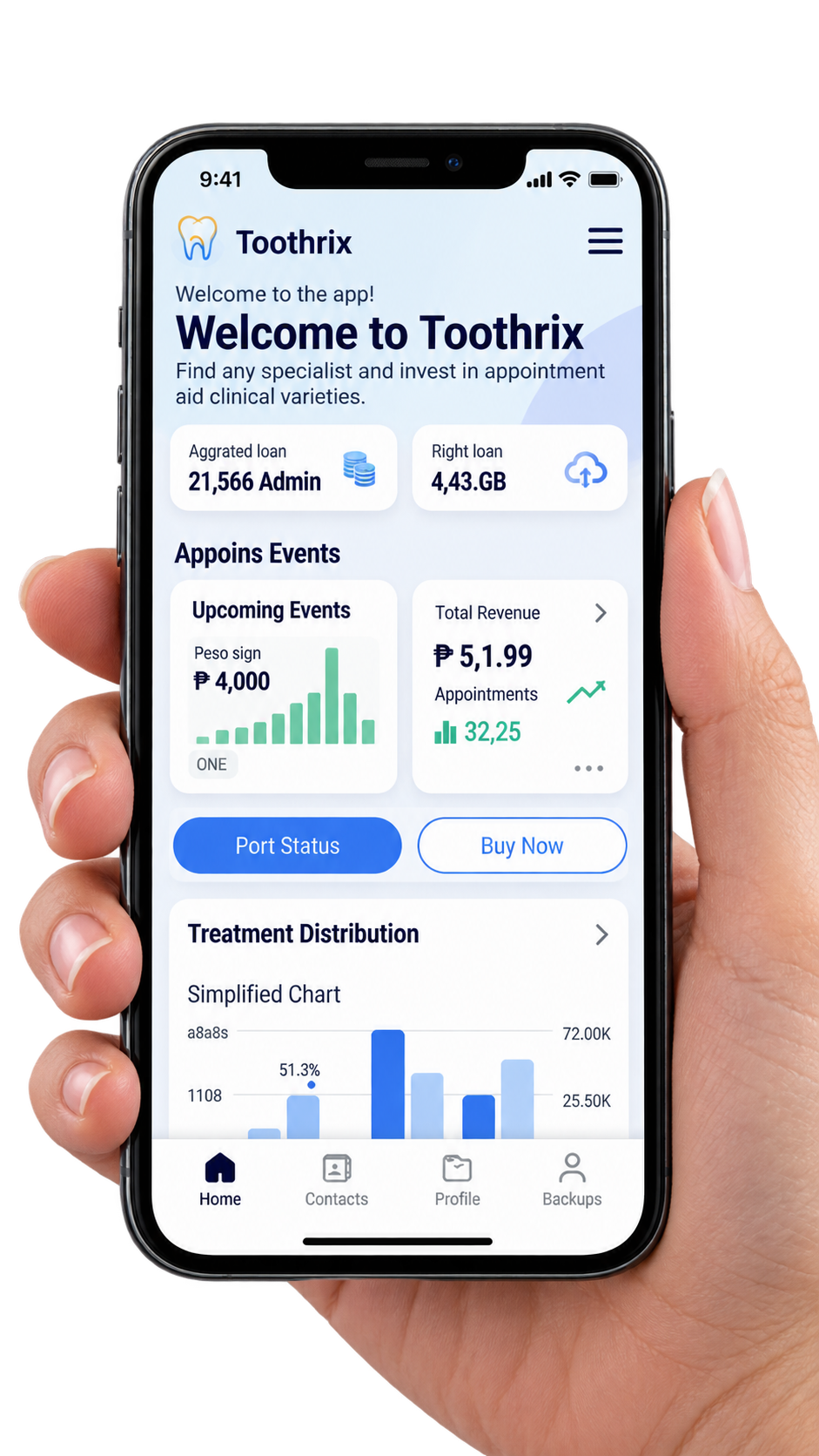 Toothrix App Interface